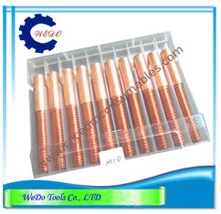 China M10x1.5 EDM Copper Electrode Tapper Thread Tapping For EDM Spark Machine 80mmL supplier
