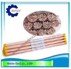 China Multi Hole EDM Electrode Copper Tube 1.5mm Copper Pipe For EDM Drilling Machine supplier