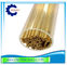1.0x400mmL Double Channel EDM Eletrode Pipe/ Brass Tube For EDM Drilling Machine supplier