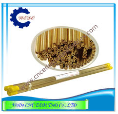 China Double Hole EDM Eletrode Pipe / Brass Tube For EDM Drilling Machine 0.8x400mmL supplier