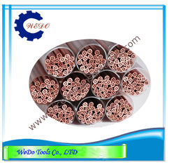 China 1.8mm Multi Hole EDM Electrode Copper Pipe Copper Tube For EDM Drilling Machine supplier
