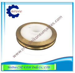 China 49*6.5*6t Brass + Ceramic Fanuc EDM Parts Lower Sub Wire Roller A290-8004-X713 supplier